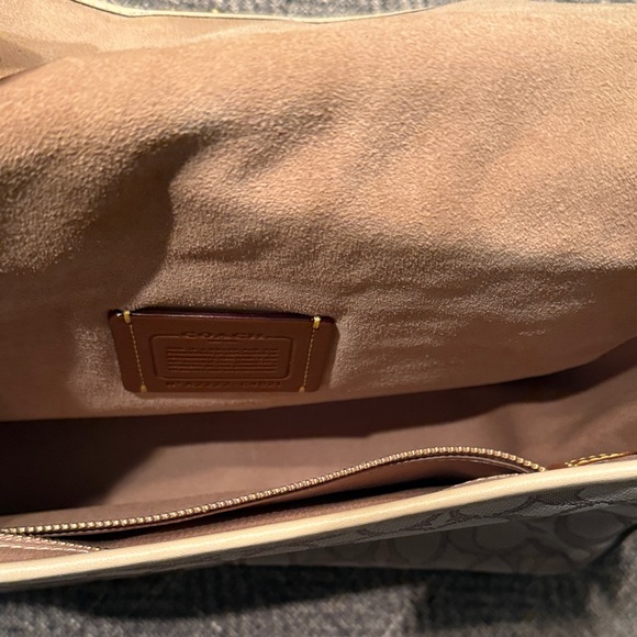 Coach Soft Tabby Elegant Cream Designer Shoulder Bag - Picture 7 of 11